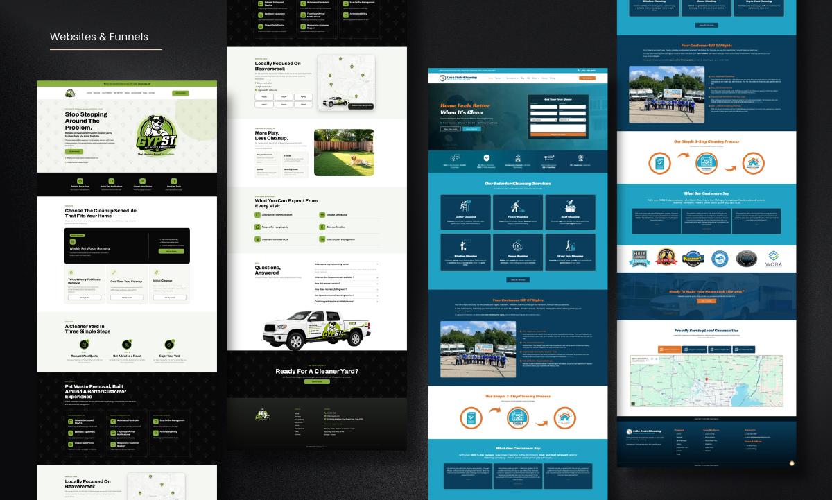Websites & Funnels work