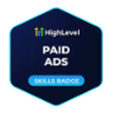 Official HighLevel Paid Ads certification badge
